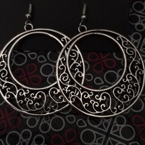 Silver earrings